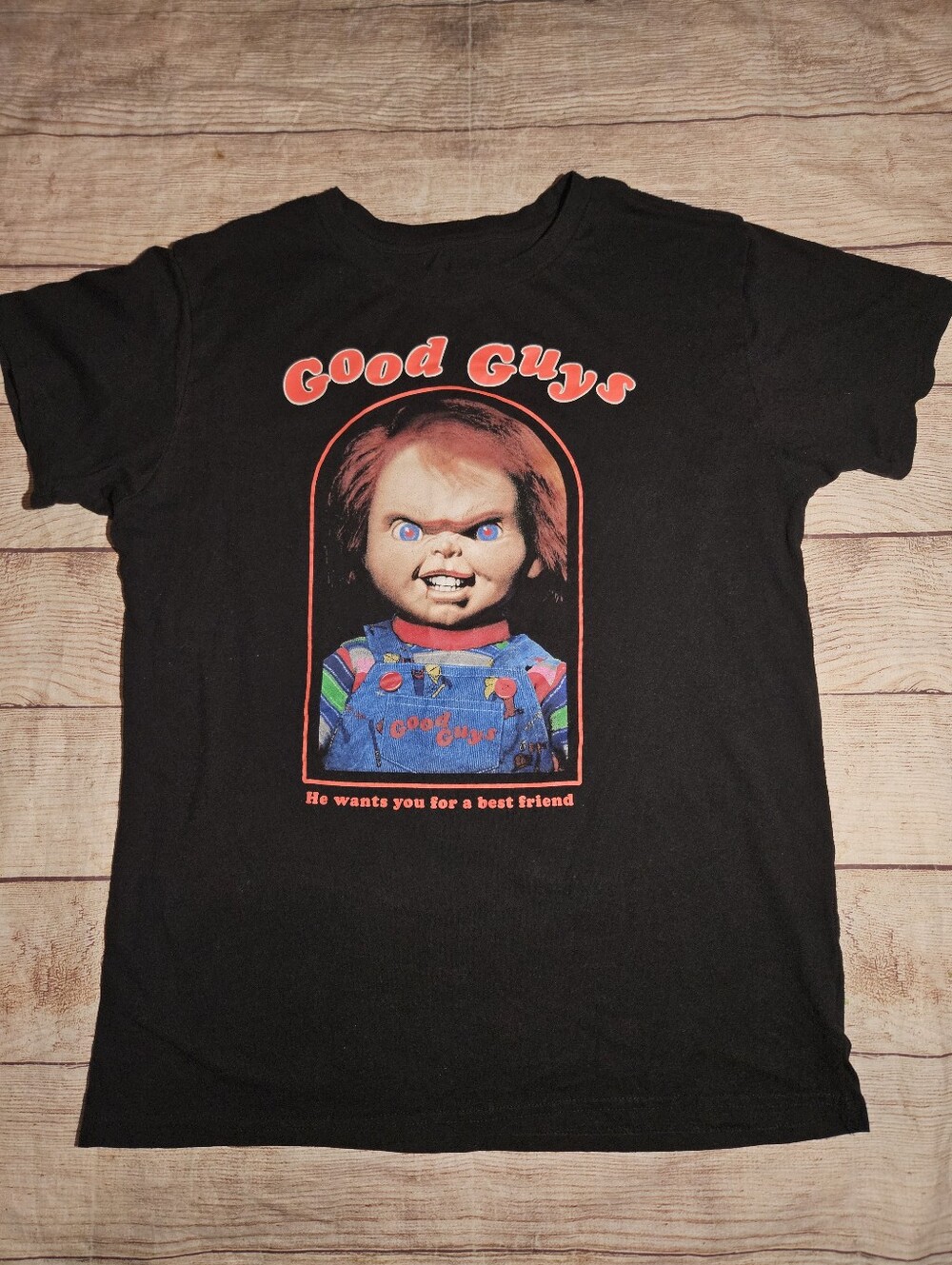 Chucky good guys graphic tee shirt